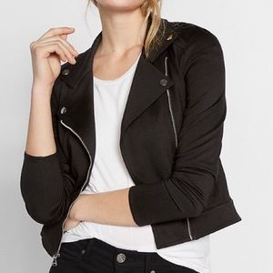 Express Ponte Knit Moto Jacket | Poshmark